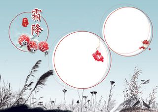 霜降小报二十四节气手抄报