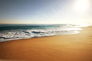 美丽的海边沙滩风景