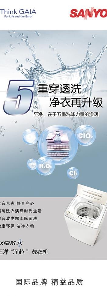 三洋洗衣机图片(2268X5669(DPI:72))psd模版下载