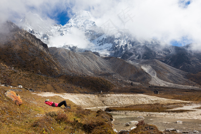 唯美高山风景