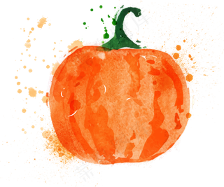 古风水彩彩绘风景画背景素材