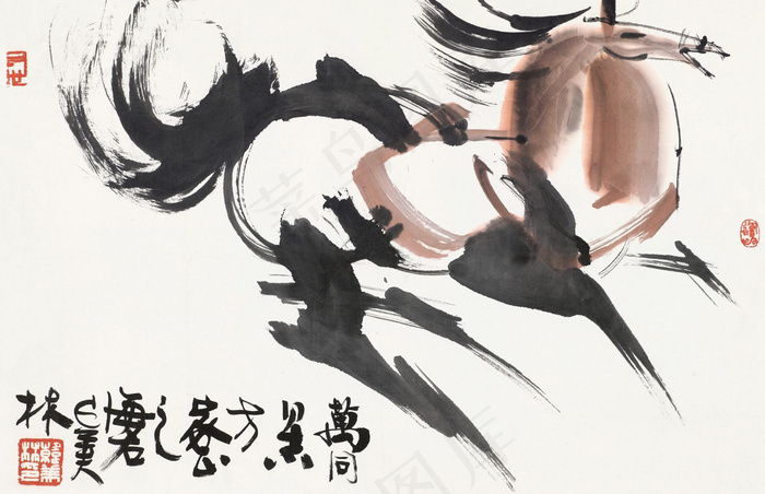 奔马图片