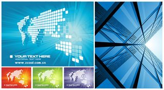 2款空间感元素矢量素材