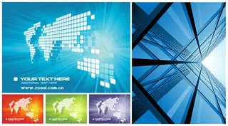 2款空间感元素矢量素材