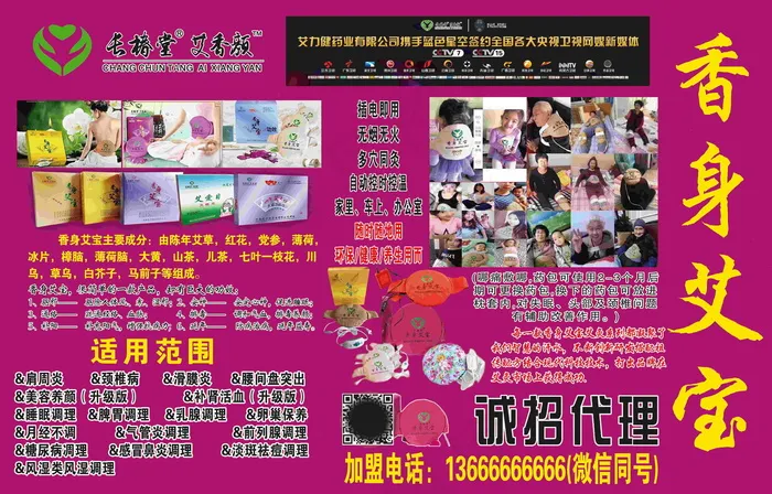 长椿堂艾香颜艾宝psd模版下载