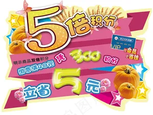 药店会员海报PSD素材
