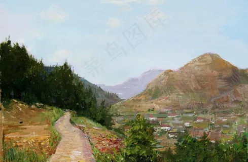 水粉风景图片 水粉风景图片