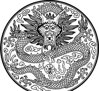 清代（下）版画 装饰画 中华图案五千年 矢量 AI格式_0475