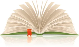 翻开的书本素材