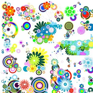 矢量的花纹 花形图片