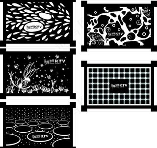 光辉岁月KTV 菜几图案