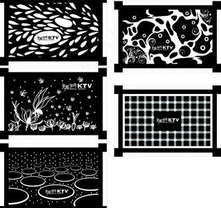 光辉岁月KTV 菜几图案