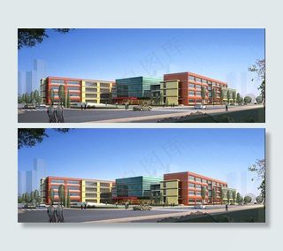 学校教学图书馆建筑图片