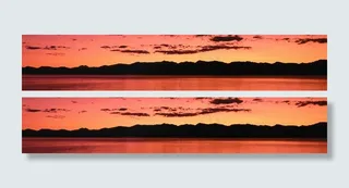 傍晚的美丽风景图片