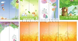 卡通移门 儿童移门图案