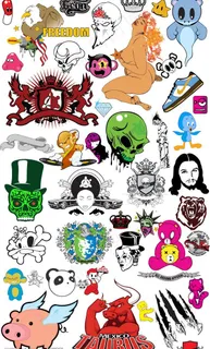 潮流小元素包矢量素材图片