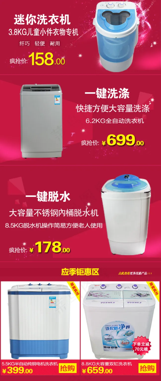 详情促销图psd模版下载