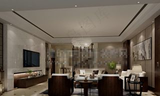 港式简约客厅模型免费下载