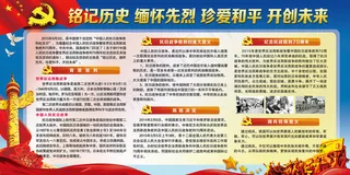 纪念抗战胜利70周年展板设计