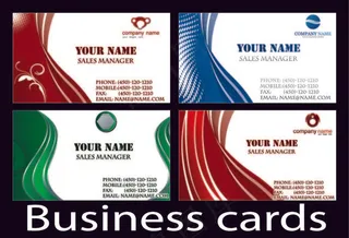 高档大气精致简洁名片设计模板