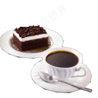 咖啡蛋糕素材图