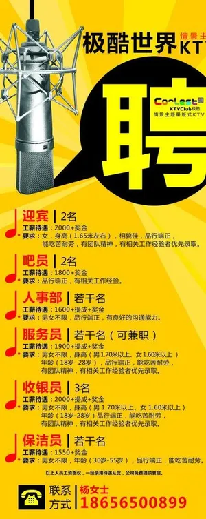 ktv招聘图片