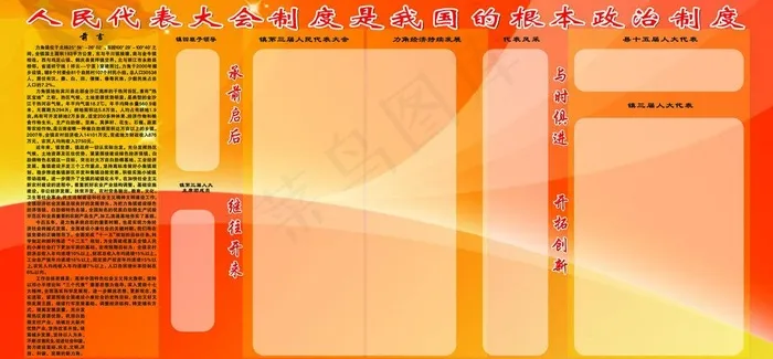 人大代表展板图片psd模版下载