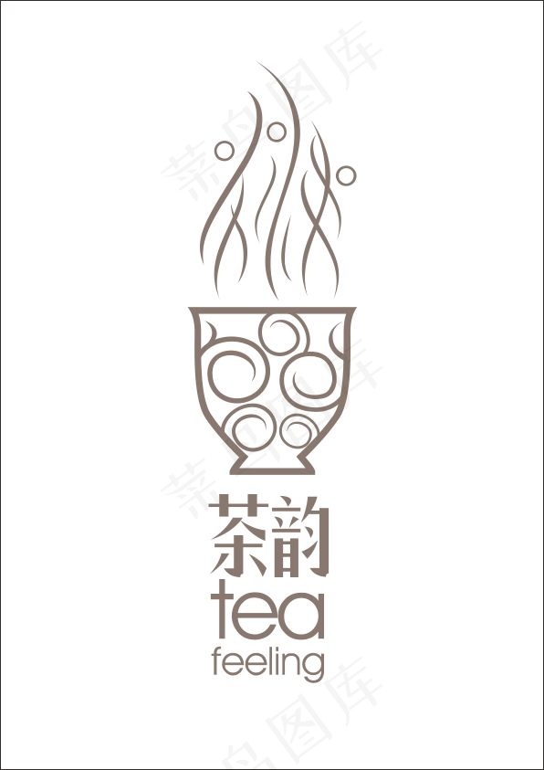 茶韵cdr矢量模版下载