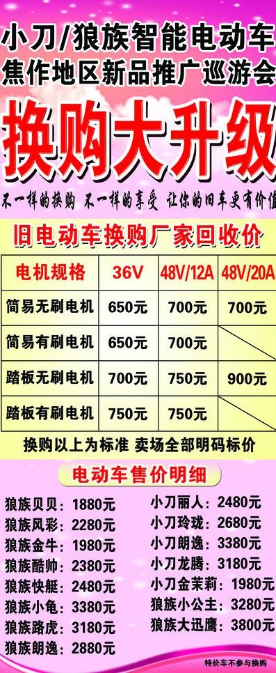 电动车展架图片psd模版下载