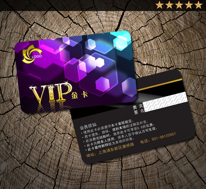 精美VIP卡模板设计 尊贵VIP卡...