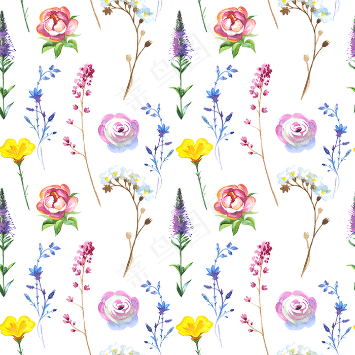 Watercolor flowers 