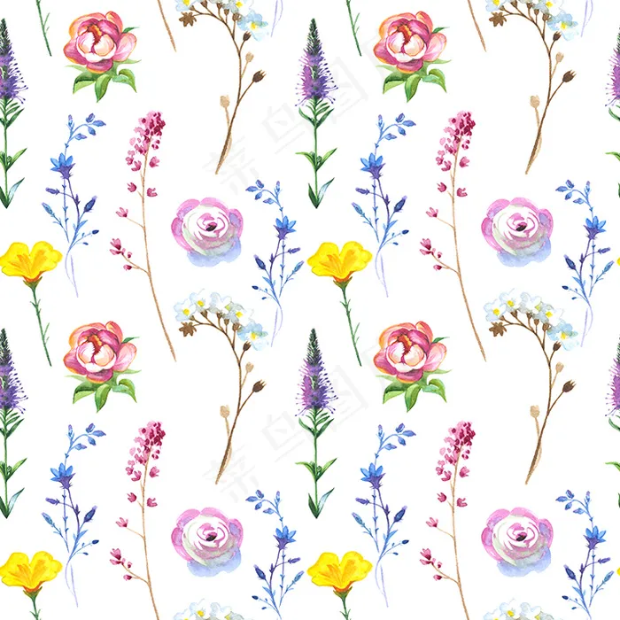 Watercolor flowers 