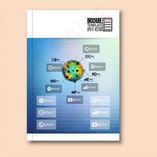 炫彩矢量画册封面