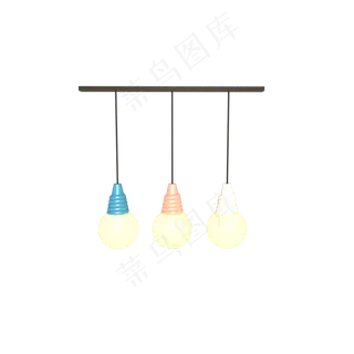 C4D立体几何吊灯灯泡C4D立体几何吊灯灯泡