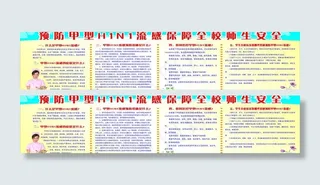 甲型h1n1流感防治知识专栏图片