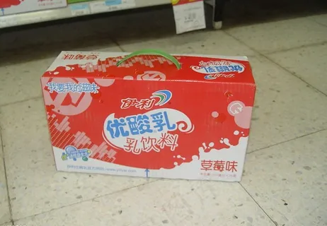 伊利优酸乳箱装 草莓味图片 伊利优酸乳箱装 草莓味图片