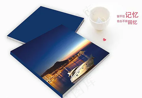 蓝色封面 风景封面图片