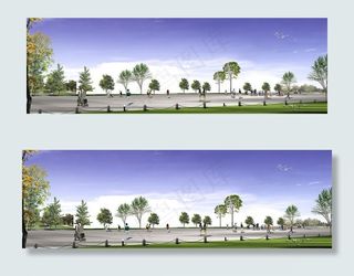 广场绿化环境设计027图片