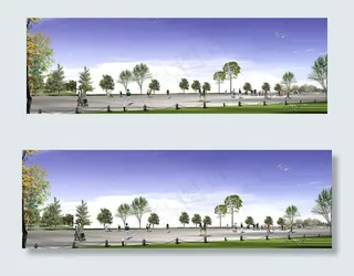 广场绿化环境设计027图片