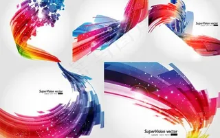 炫动的抽象视觉背景矢量素材
