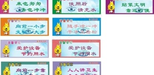 卫生间标语图片