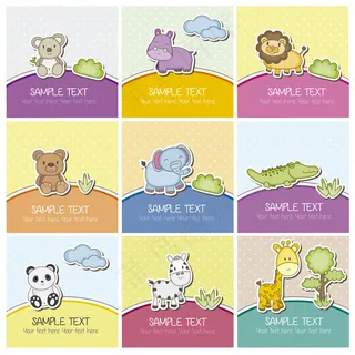 卡通狮子矢量设计