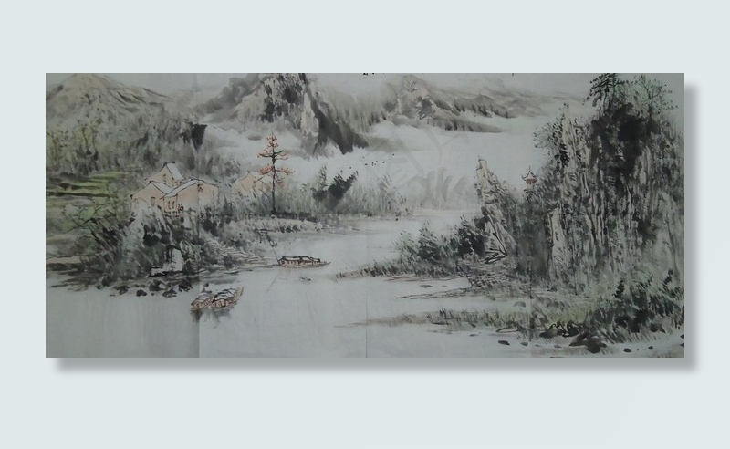 风景水墨画图片