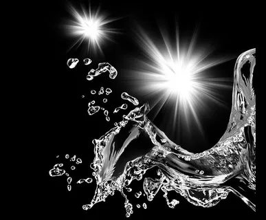 动感水滴 放射状素材图片