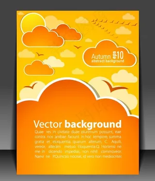 可爱书籍封面矢量素材