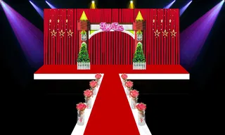 圣诞婚礼效果图