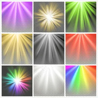 光线光效元素矢量