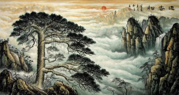 松树山水 松树山水