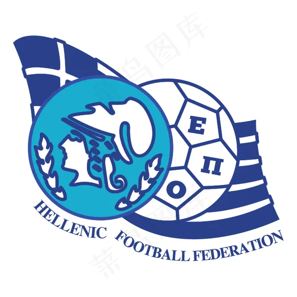 希腊足球联合会eps,ai矢量模版下载