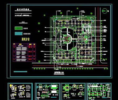 广场建筑图纸CAD图纸免费下载